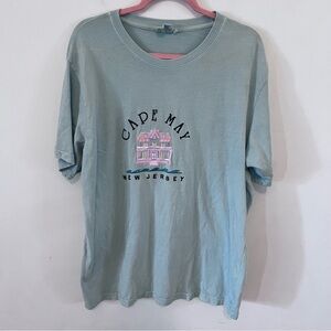 U.S Vintage Cape May Embroidered Graphic Oversized T-Shirt |XL|